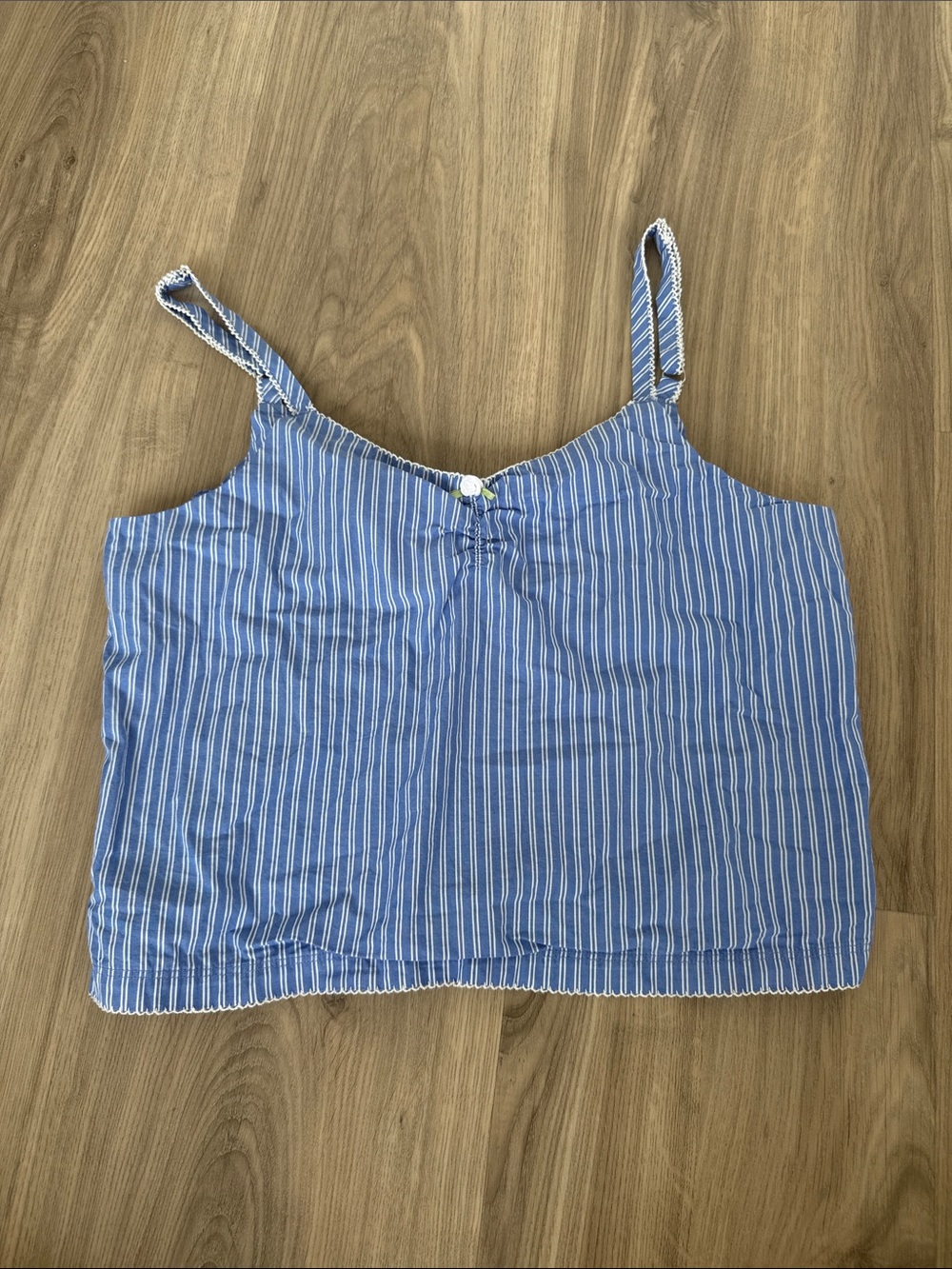 Primark Blue and White Striped Camisole Top